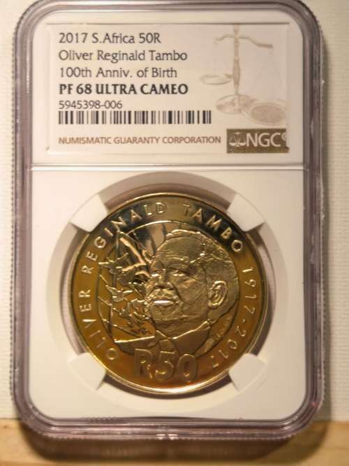 2017 O.R.TAMBO 100th ANNIVERSARY OF BIRTH (BRONZE) - PF68UC